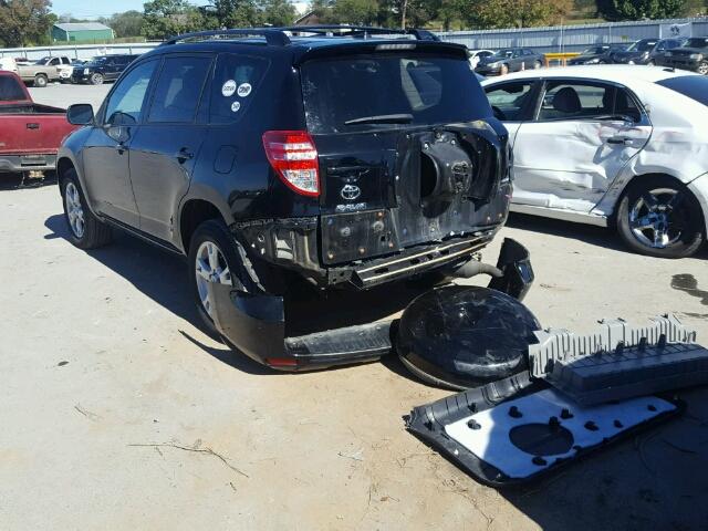 2T3BF4DV3BW161851 - 2011 TOYOTA RAV4 BLACK photo 3