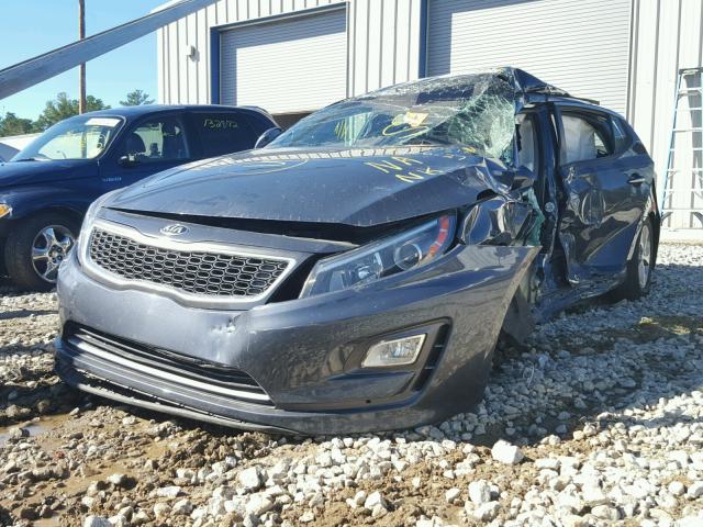 KNAGM4AD9F5086283 - 2015 KIA OPTIMA GRAY photo 2