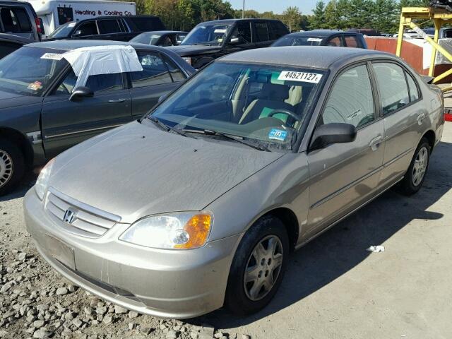 2HGES16523H514636 - 2003 HONDA CIVIC GOLD photo 2