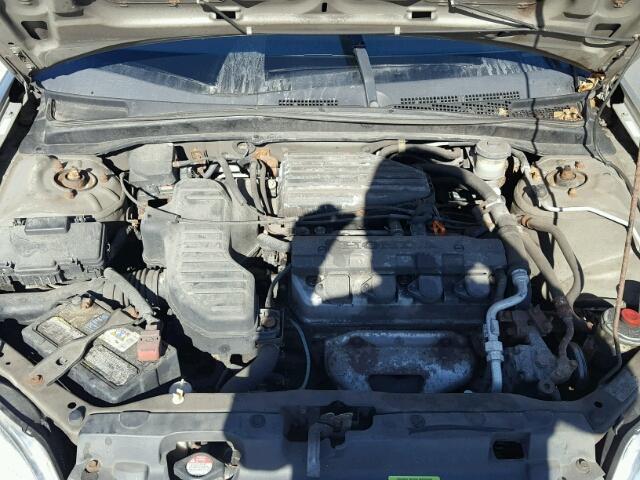 2HGES16523H514636 - 2003 HONDA CIVIC GOLD photo 7