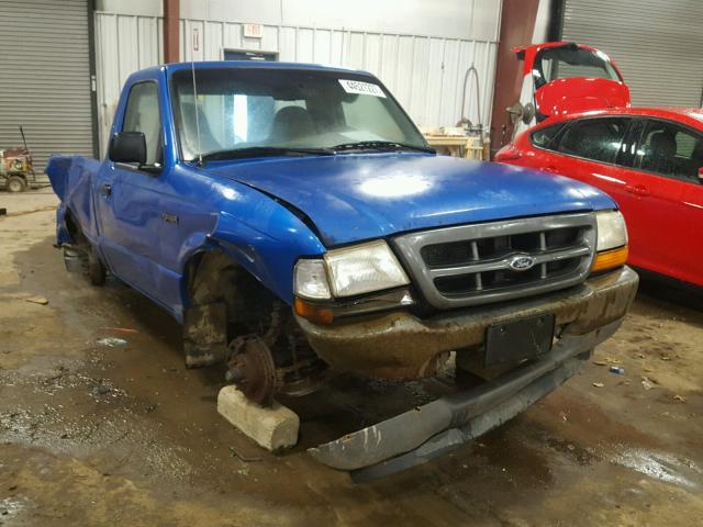 1FTYR10C9YPA89515 - 2000 FORD RANGER BLUE photo 1