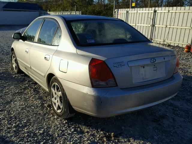 KMHDN46D45U038721 - 2005 HYUNDAI ELANTRA SILVER photo 3