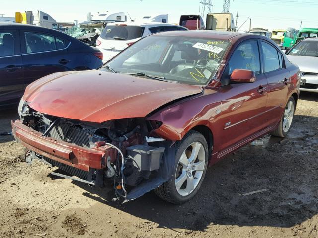 JM1BK324561498137 - 2006 MAZDA 3 RED photo 2