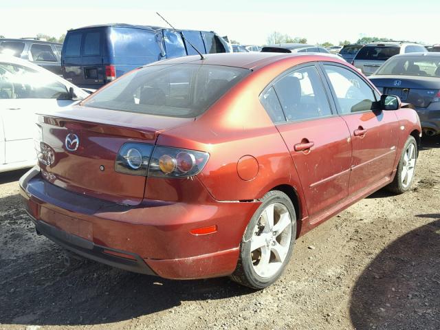 JM1BK324561498137 - 2006 MAZDA 3 RED photo 4