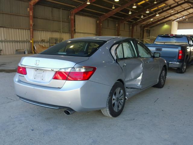 1HGCR2F37EA266179 - 2014 HONDA ACCORD LX SILVER photo 4