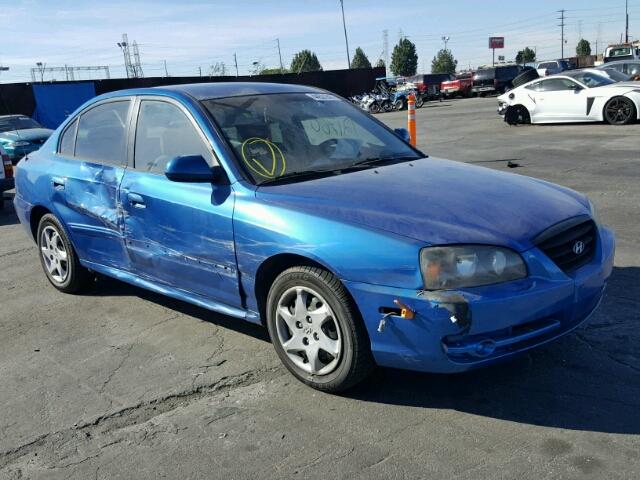 KMHDN46D66U330548 - 2006 HYUNDAI ELANTRA GL BLUE photo 1