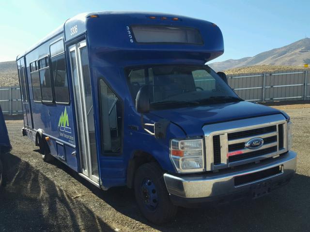 1FD4E45S18DB52082 - 2008 FORD ECONOLINE BLUE photo 1