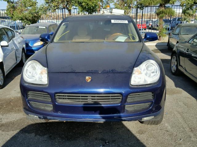 WP1AB29PX5LA66201 - 2005 PORSCHE CAYENNE BLUE photo 9