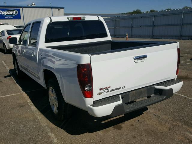 1GCDSCFE4C8115335 - 2012 CHEVROLET COLORADO L WHITE photo 3