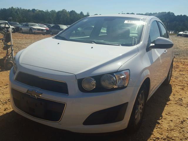 1G1JC5SH7D4152750 - 2013 CHEVROLET SONIC LT WHITE photo 2