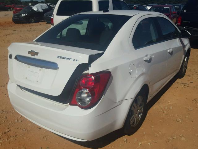 1G1JC5SH7D4152750 - 2013 CHEVROLET SONIC LT WHITE photo 4