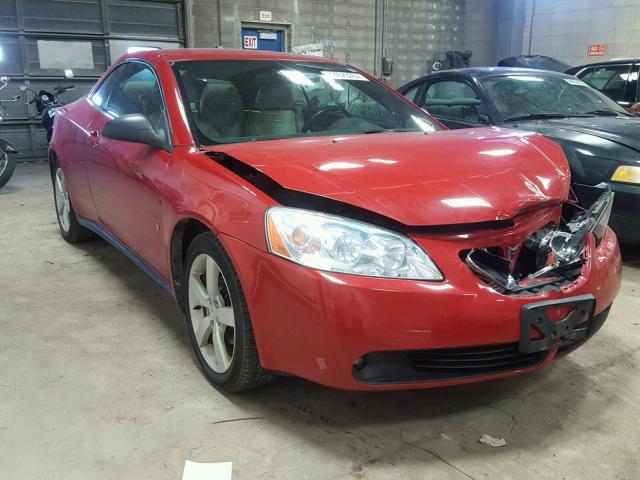 1G2ZH361074258446 - 2007 PONTIAC G6 RED photo 1