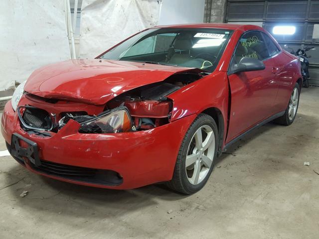 1G2ZH361074258446 - 2007 PONTIAC G6 RED photo 2