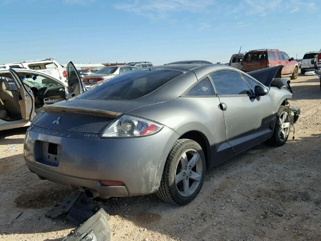 4A3AK34T56E009693 - 2006 MITSUBISHI ECLIPSE CHARCOAL photo 4