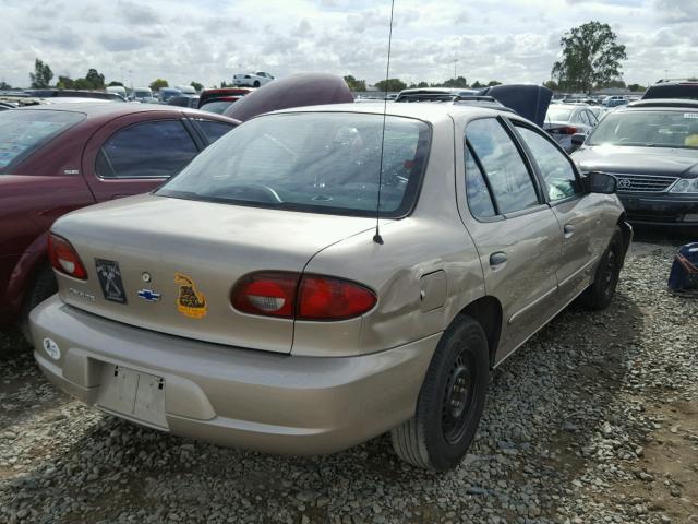 1G1JC524027399696 - 2002 CHEVROLET CAVALIER BROWN photo 4