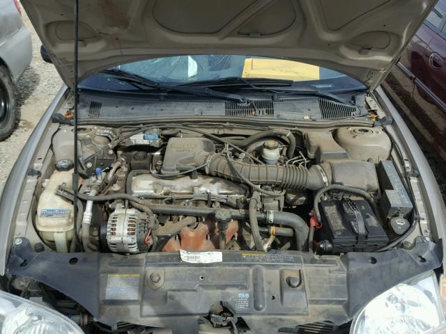 1G1JC524027399696 - 2002 CHEVROLET CAVALIER BROWN photo 7