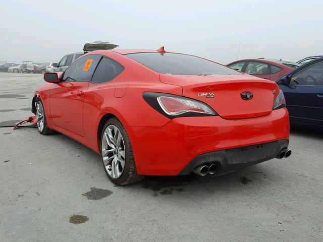 KMHHU6KJ4EU120668 - 2014 HYUNDAI GENESIS CO RED photo 3