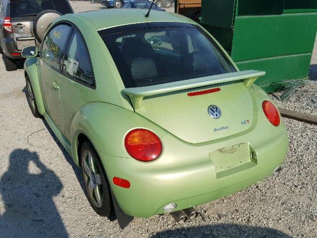 3VWCD21C83M409819 - 2003 VOLKSWAGEN NEW BEETLE 绿色 照片 3