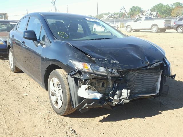 19XFB2F5XDE247476 - 2013 HONDA CIVIC BLACK photo 1