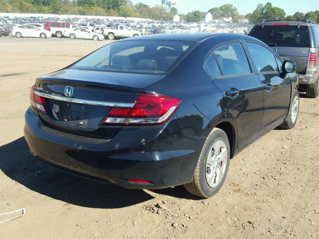 19XFB2F5XDE247476 - 2013 HONDA CIVIC BLACK photo 4