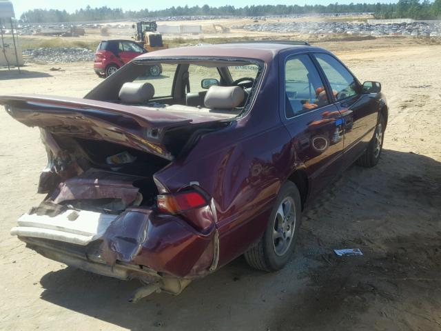 4T1BG22K0VU069846 - 1997 TOYOTA CAMRY CE MAROON photo 4