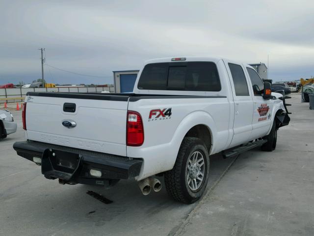 1FT7W2BT6FEB51355 - 2015 FORD F250 SUPER WHITE photo 4