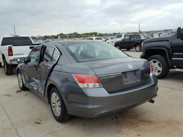 1HGCP2F38AA097063 - 2010 HONDA ACCORD CHARCOAL photo 3