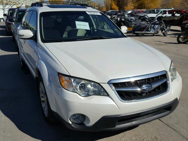 4S4BP85C494327430 - 2009 SUBARU OUTBACK 3. WHITE photo 1