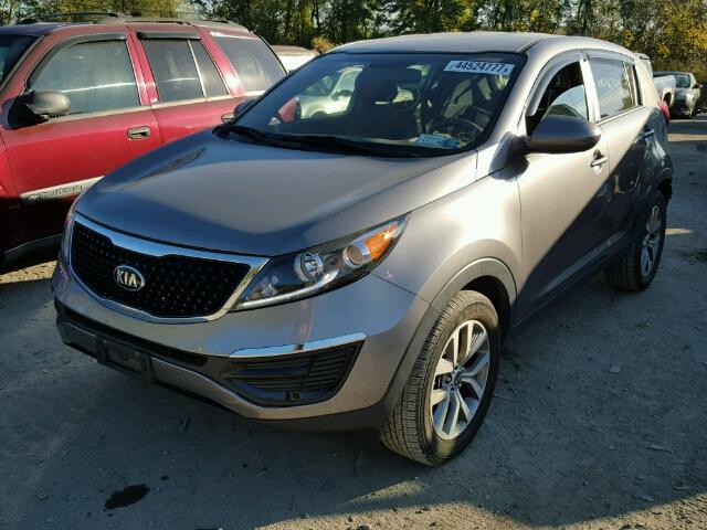 KNDPB3AC8F7710959 - 2015 KIA SPORTAGE L GRAY photo 2