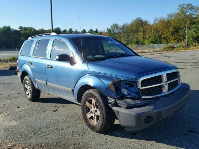 1D4HB38N65F600172 - 2005 DODGE DURANGO ST BLUE photo 1