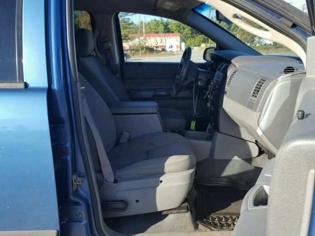 1D4HB38N65F600172 - 2005 DODGE DURANGO ST BLUE photo 5