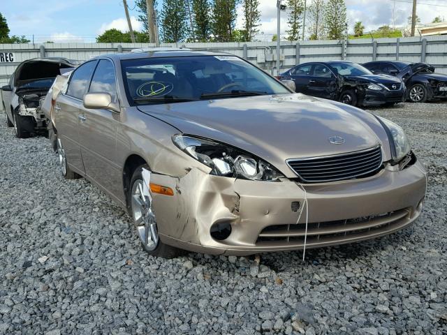 JTHBA30G955073736 - 2005 LEXUS ES 330 GOLD photo 1