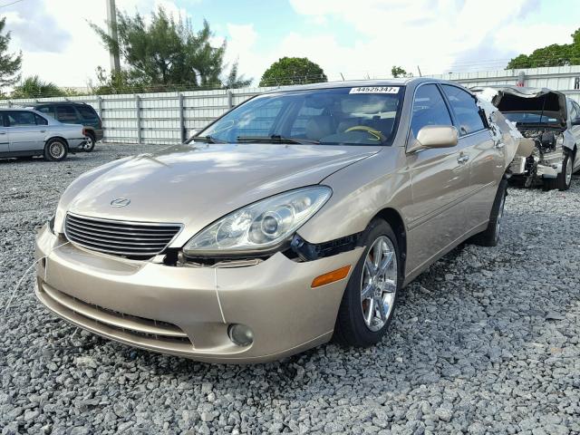 JTHBA30G955073736 - 2005 LEXUS ES 330 GOLD photo 2