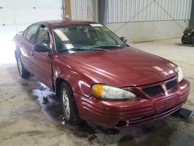 1G2NF52F82C257108 - 2002 PONTIAC GRAND AM S 栗色 照片 1