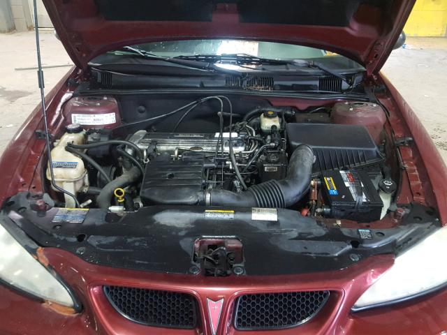 1G2NF52F82C257108 - 2002 PONTIAC GRAND AM S 栗色 照片 7