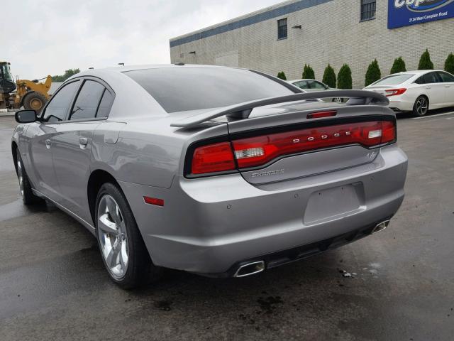 2C3CDXCT0EH102339 - 2014 DODGE CHARGER R/ SILVER photo 3