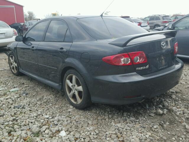 1YVHP80D645N23980 - 2004 MAZDA 6 S GRAY photo 3