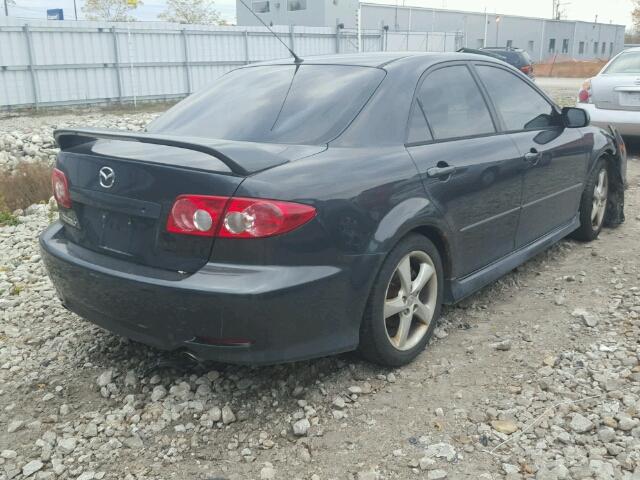 1YVHP80D645N23980 - 2004 MAZDA 6 S GRAY photo 4