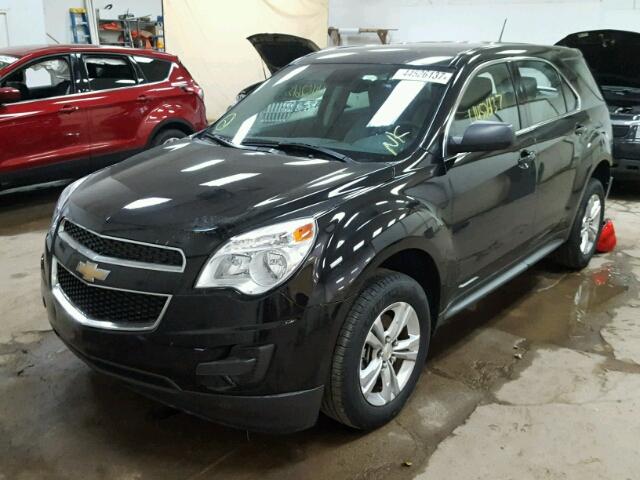 2GNALAEK1E6147901 - 2014 CHEVROLET EQUINOX LS BLACK photo 2