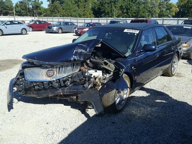 1G6KD57YX7U163492 - 2007 CADILLAC DTS BLUE photo 2