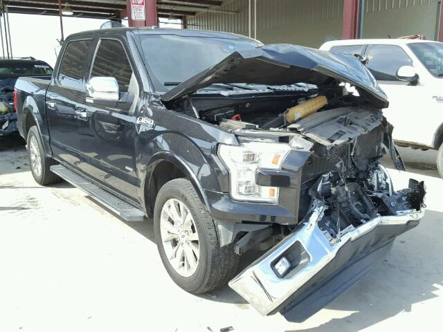 1FTEW1CG4FFA09986 - 2015 FORD F150 SUPER BLACK photo 1