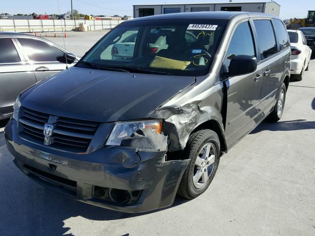 2D4RN4DE5AR254321 - 2010 DODGE GRAND CARA GRAY photo 2