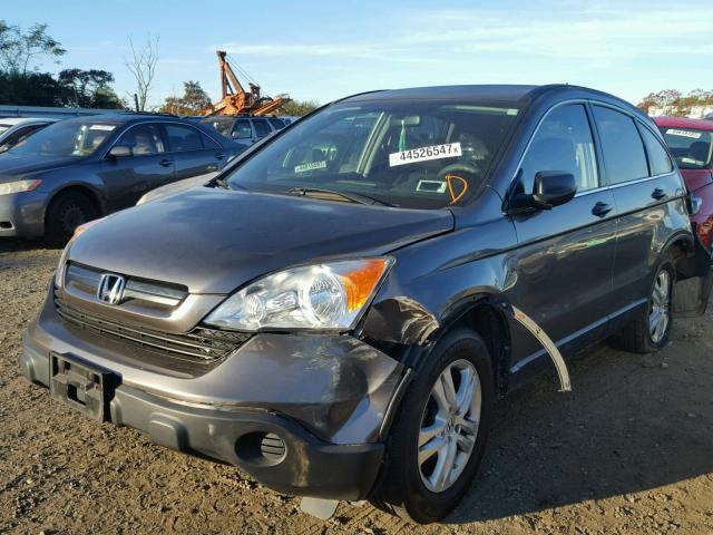 5J6RE48359L034584 - 2009 HONDA CR-V LX BROWN photo 2