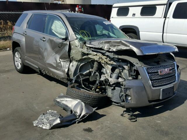 2GKALMEKXC6125858 - 2012 GMC TERRAIN SL GRAY photo 1