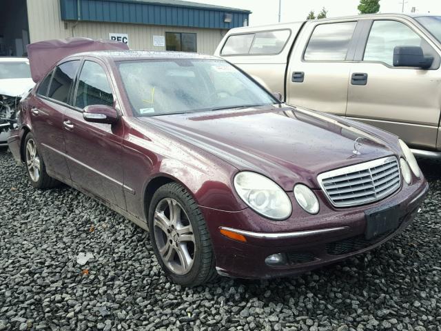 WDBUF56J36A897796 - 2006 MERCEDES-BENZ E 350 BURGUNDY photo 1