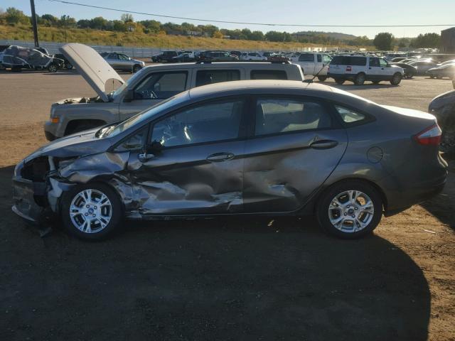 3FADP4BJ0EM121826 - 2014 FORD FIESTA SE GRAY photo 9