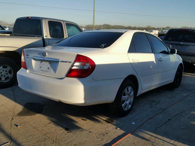 4T1BE32K83U209604 - 2003 TOYOTA CAMRY LE WHITE photo 4