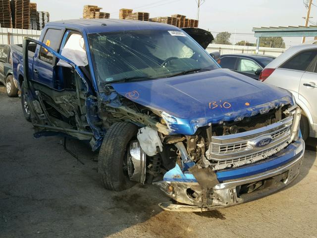 1FTFW1CTXDKE45960 - 2013 FORD F150 SUPER BLUE photo 1