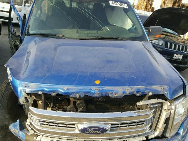 1FTFW1CTXDKE45960 - 2013 FORD F150 SUPER BLUE photo 7