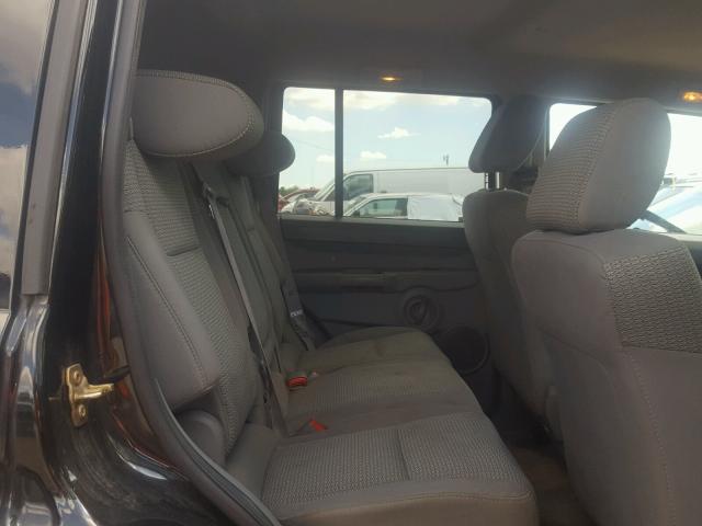 1J8HG48K46C352591 - 2006 JEEP COMMANDER BLACK photo 6